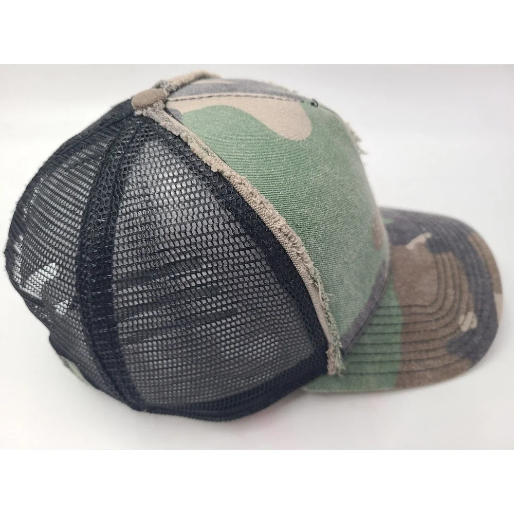 Chicago White Sox Hat Cap Camo New Era Mesh Trucker Snapback Men MLB Green Black